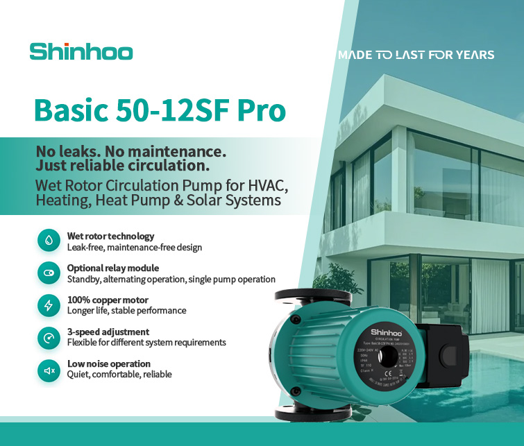 Da li vas curenje i održavanje koštaju? Shinhoo Basic 50-12SF Pro kompanije Anhui Shinhoo je rešenje