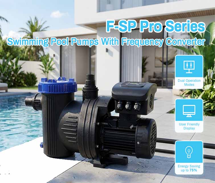 F-SP Pro Series: Bazenske pumpe sa promenljivom frekvencijom visoke efikasnosti za moderne sisteme cirkulacije
